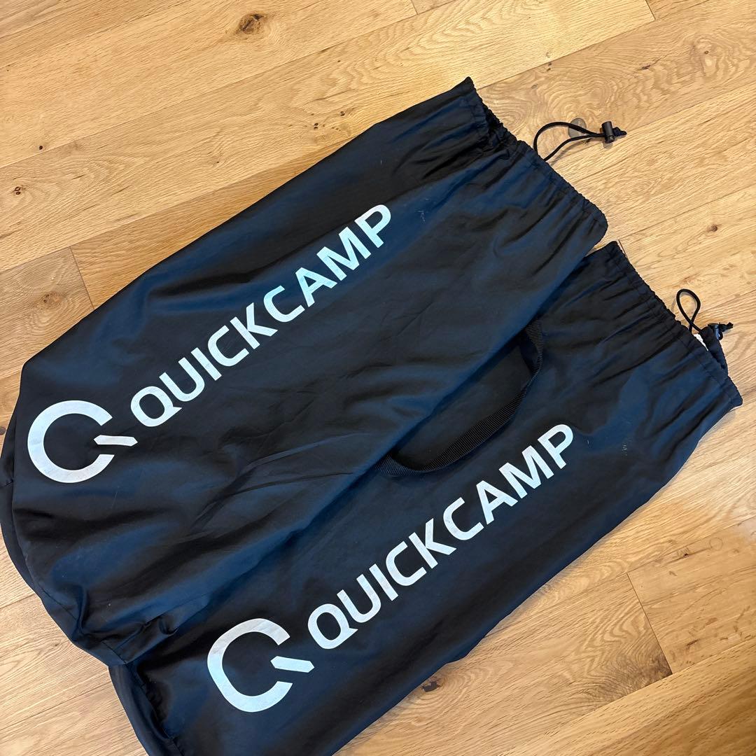 QUICKCAMP◆インフレーターマット 車中泊マット 連結可能 厚8cm