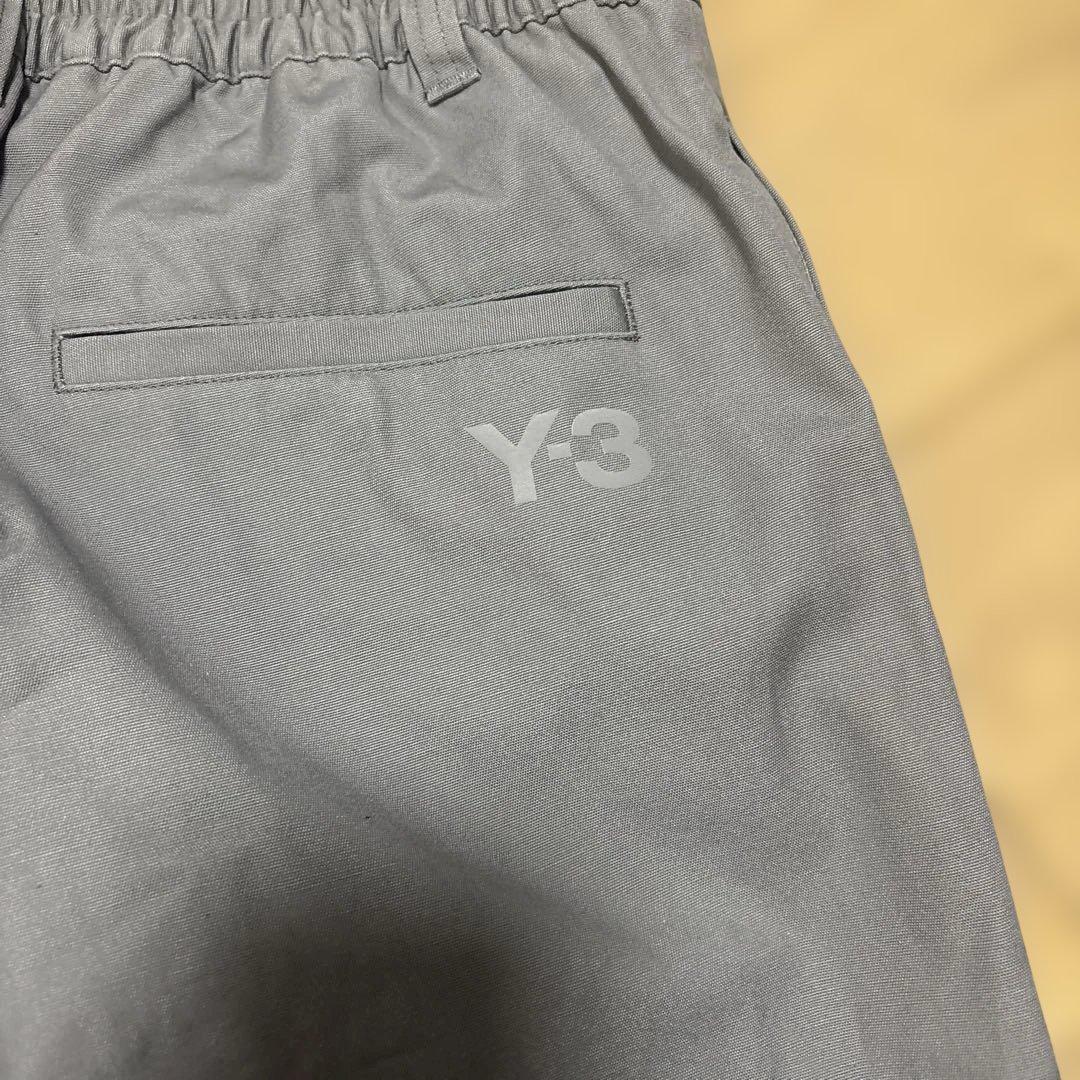 さ*く様 Y-3 adidas グレー ワークパンツ ドローストリング付き