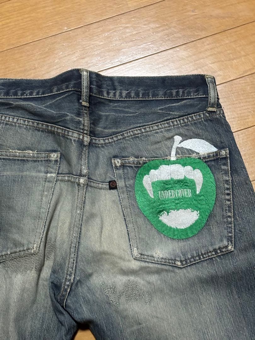 UNDERCOVER 07AW PURPLE期 稲妻刺繍 ヴァンパイアアップル