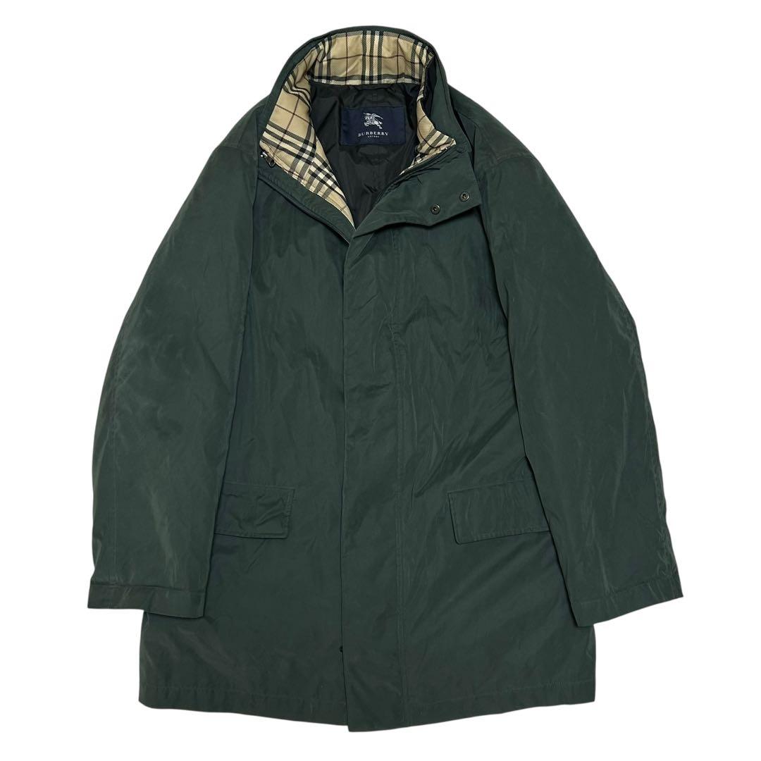 BURBERRY LONDON インナーダウン付　コート　カーキ　ノバチェック