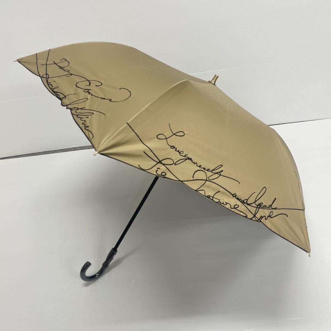 な*ょ様 新品53048 ビューランスベージュサマーシールド1級遮光晴雨兼用折り