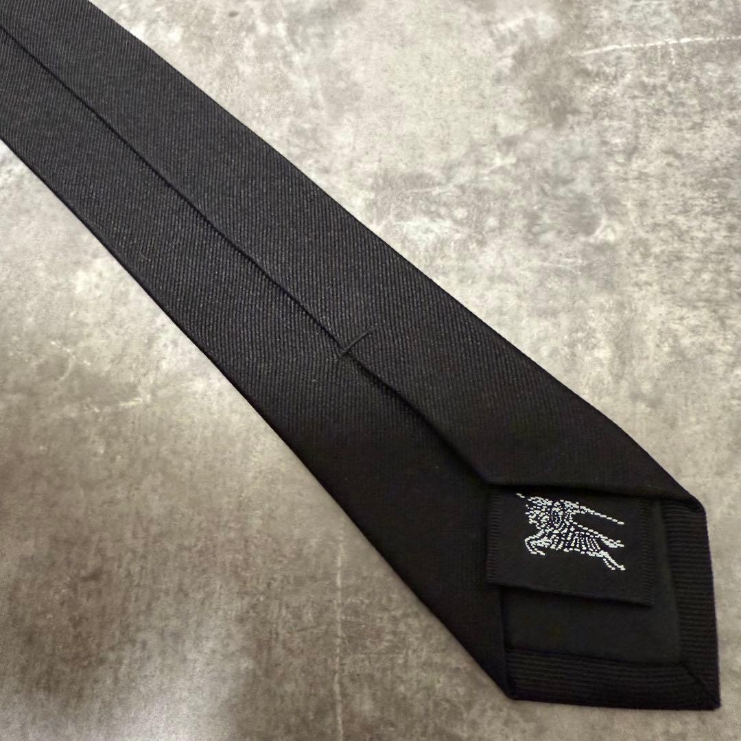 【✨美品✨】BURBERRY BLACK LABEL ネクタイ ソリッド 無地