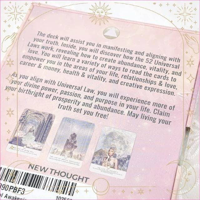 【正規品オラクルカード】終売完売品✨フェミニンで美しい目覚めのオラクル／金縁仕様