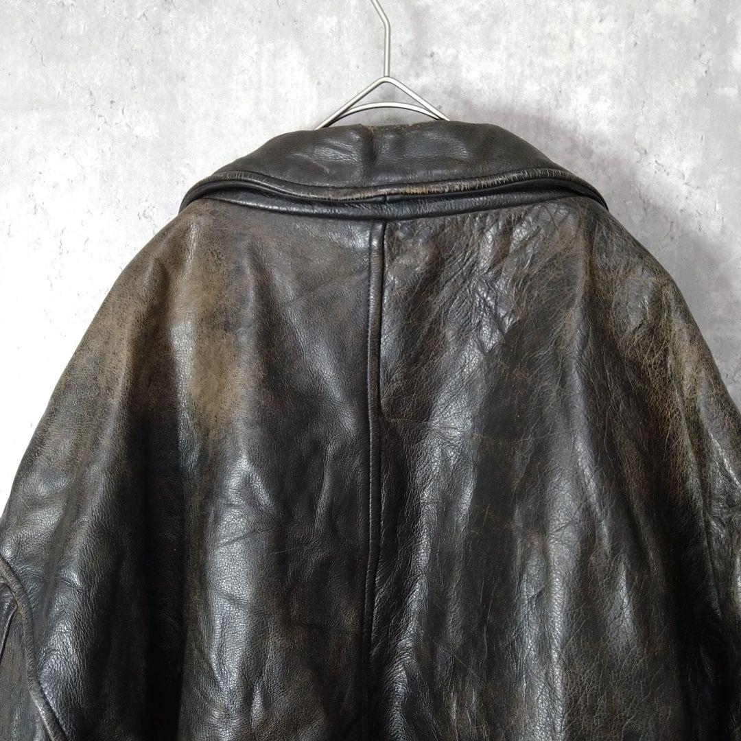 【着画アリ】80s 90s 本革 A-2 XLサイズ レザージャケット