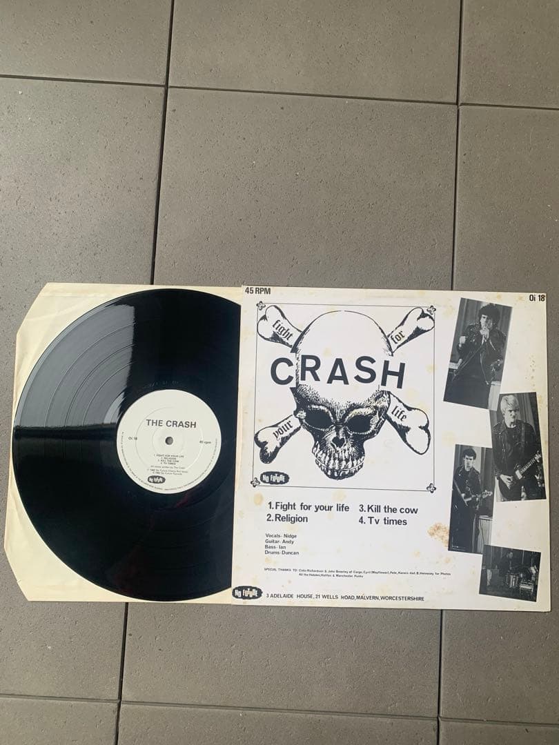 Crux / Crash – Keep On Running E.P.