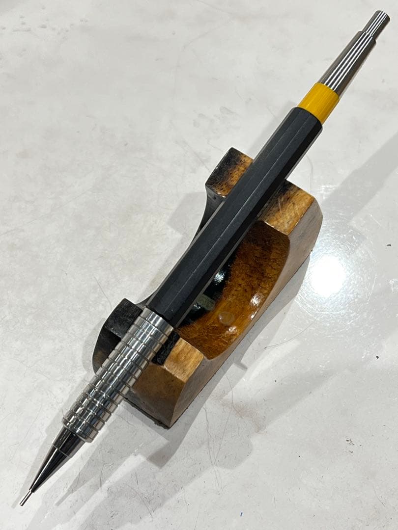 Ag　pg5+黒檀12角軸ステングリップ、ノックカバー、ノックボタン