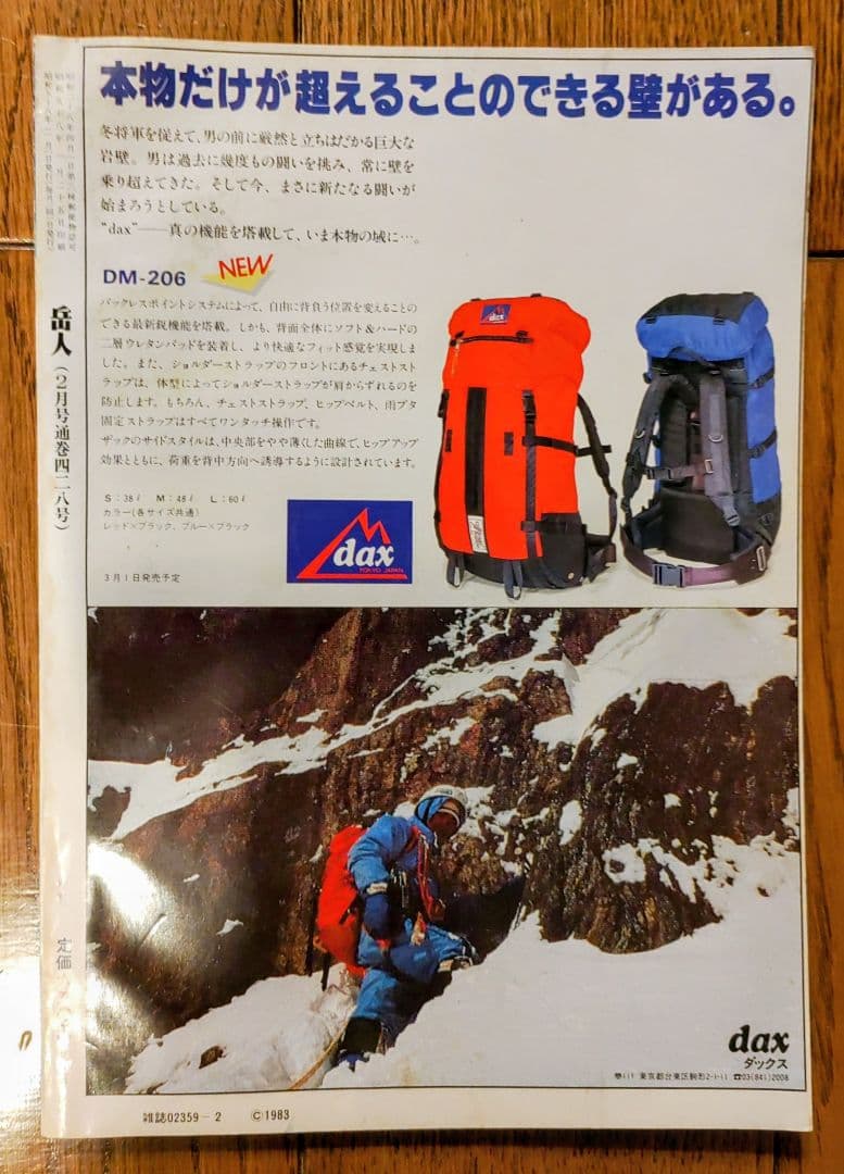 岳人　1983年1月号～12月号（8月号欠品）