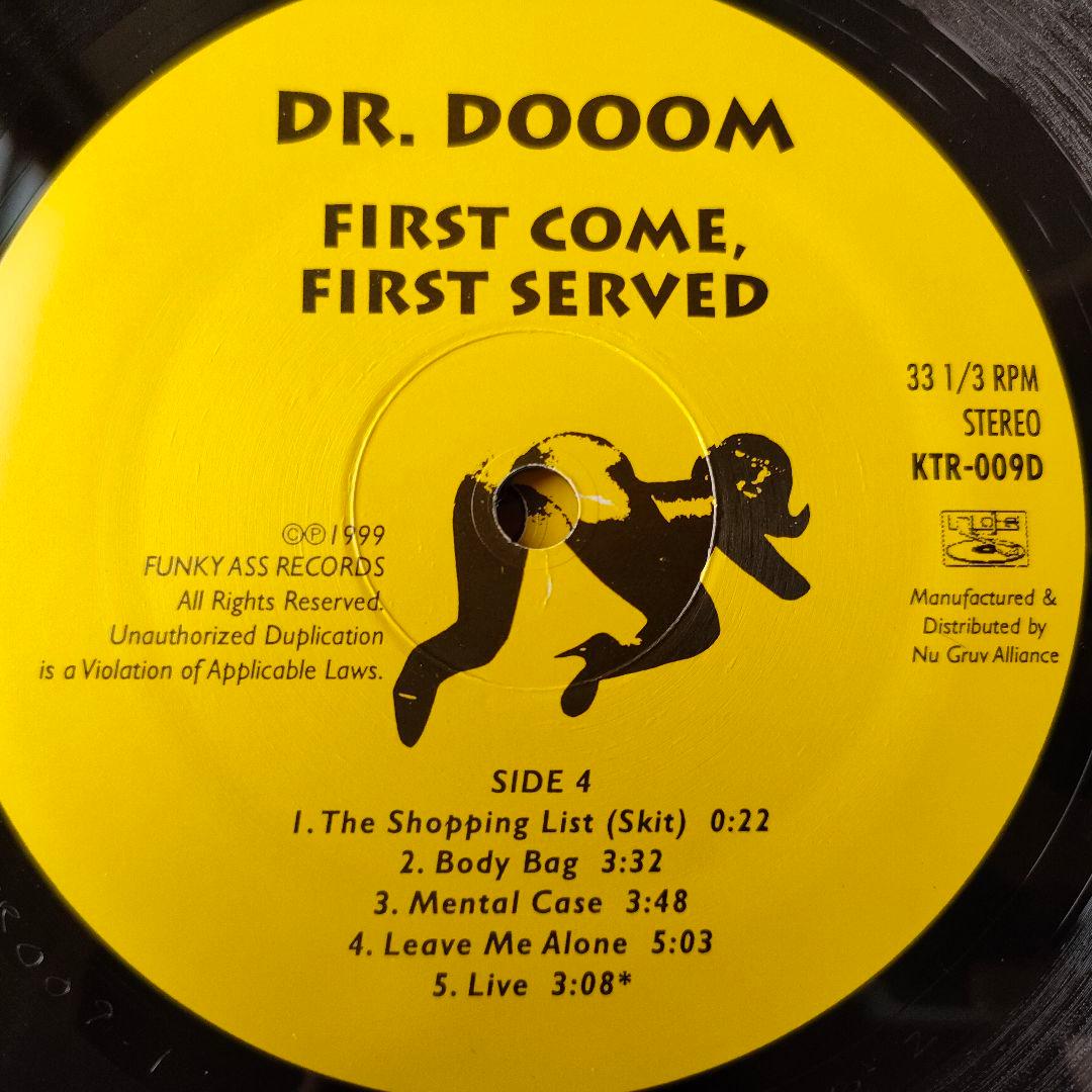 DR.DOOOM　クール・キース　レコード　HIPHOP