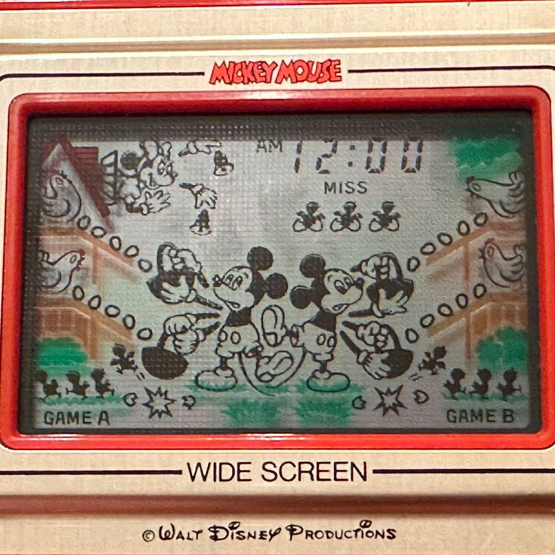 ゲームウォッチ　ミッキーマウス　任天堂　ニンテンドー