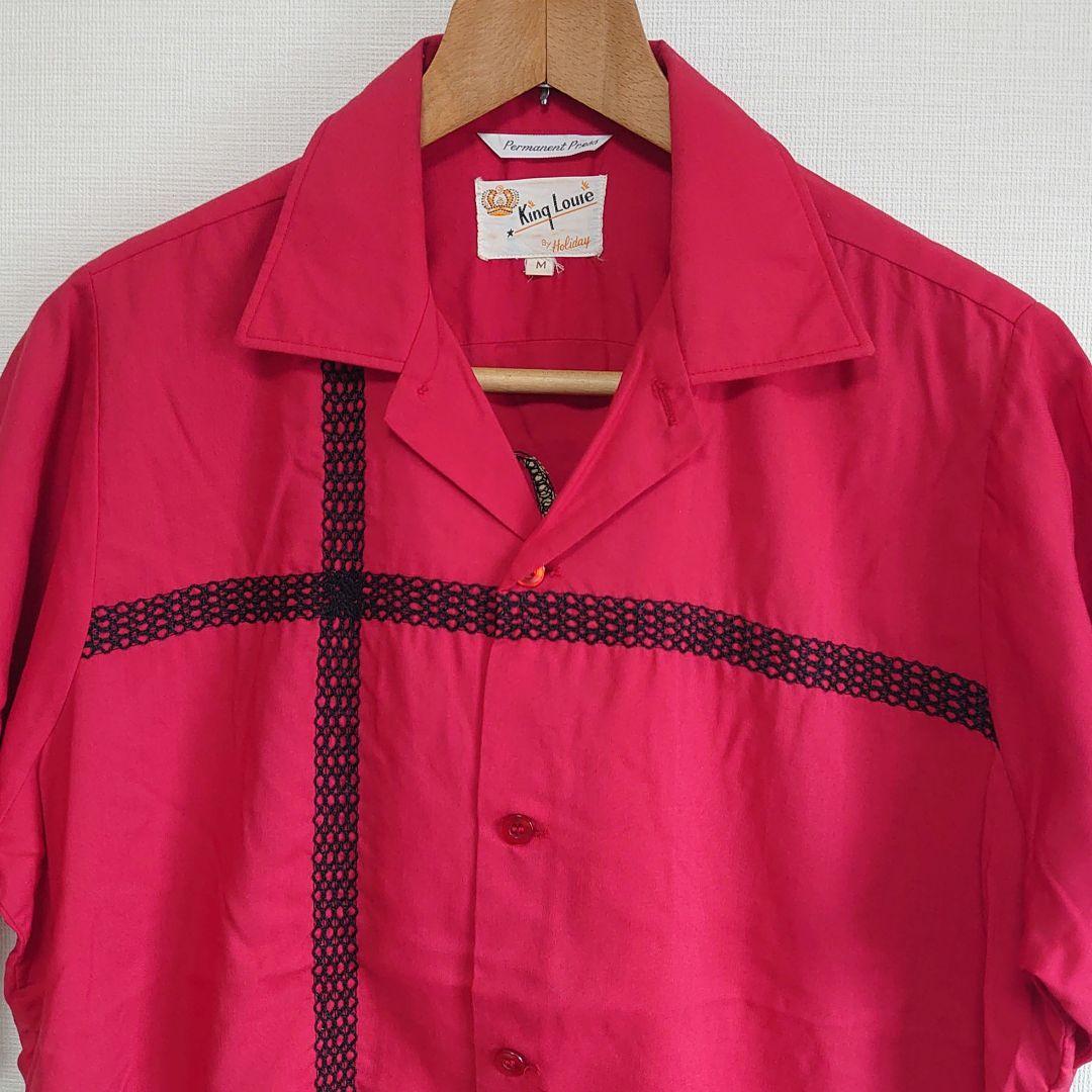 60s〜 King Louie Bowling Shirt USA stitch