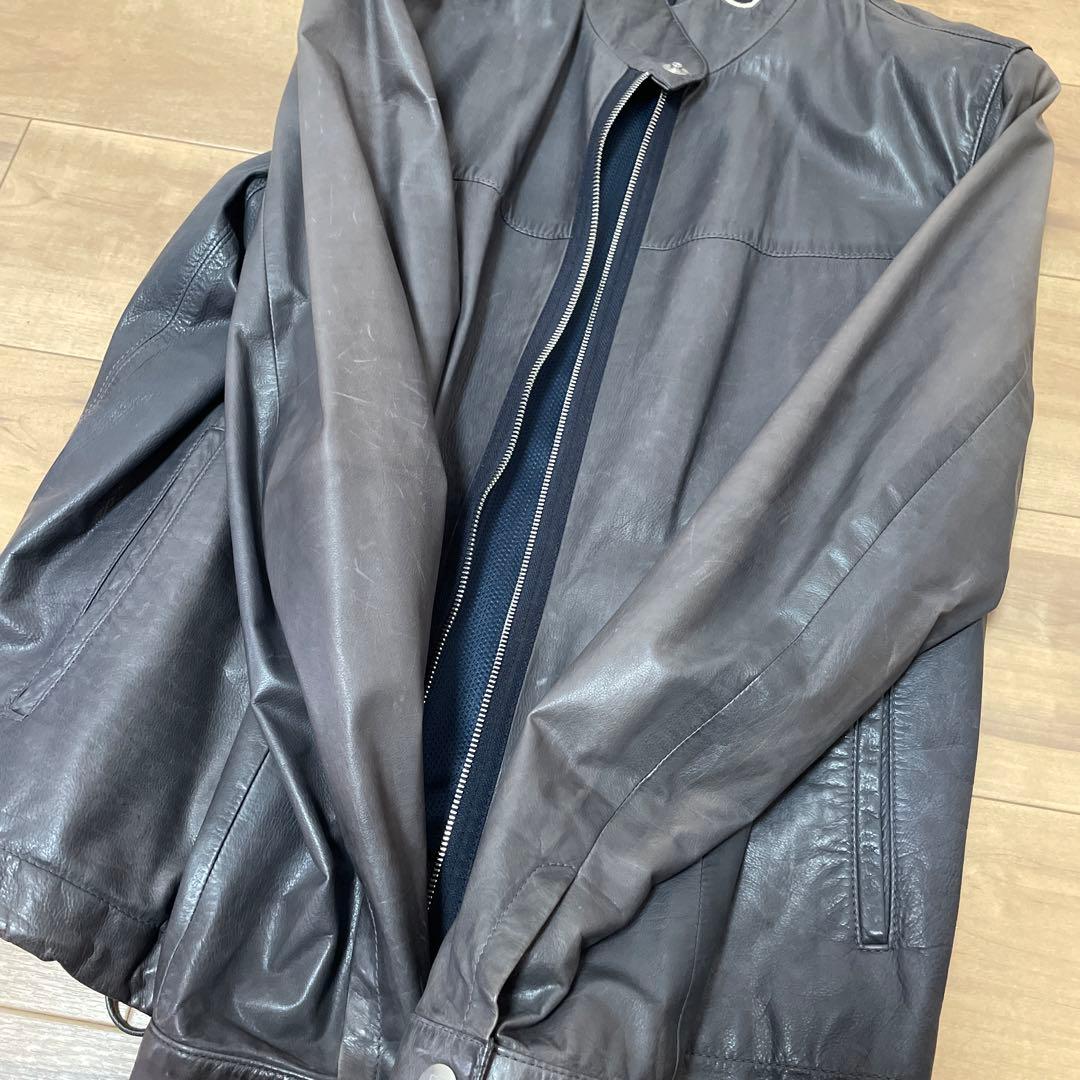 Zegna Sport レザージャケット　牛革