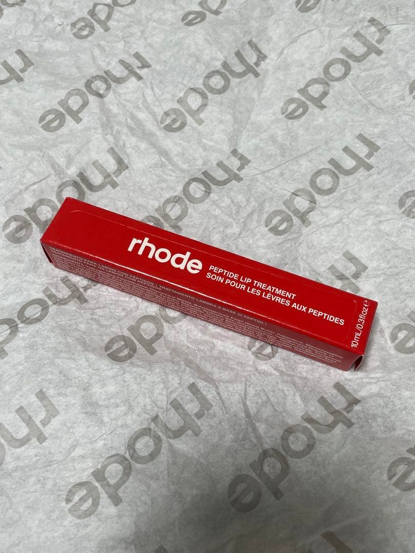 リップグロス rhodePEPTIDE LIPTREATMENTstrawberryglaze