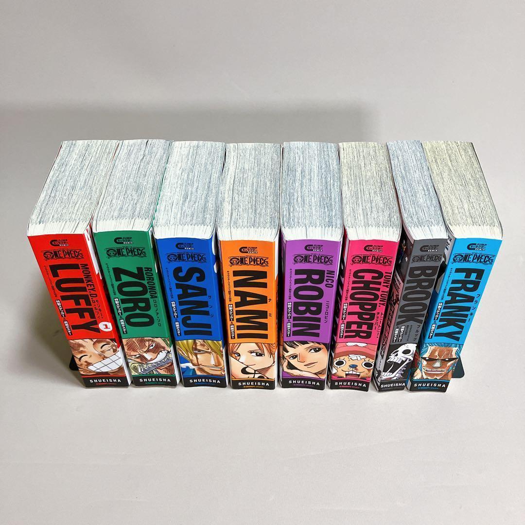 ONE PIECE キャラクターリミックス　8冊セット　ポスター・ステッカーあり