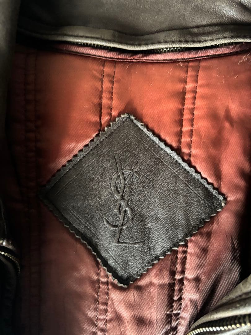 【希少】YSL イヴサンローラン ヴィンテージ レザージャケット