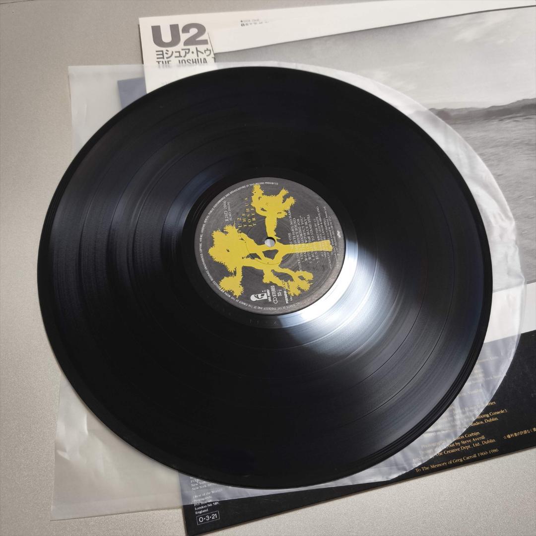 美盤 レア U2 The Joshua Tree LP ヨシュア・トゥリー