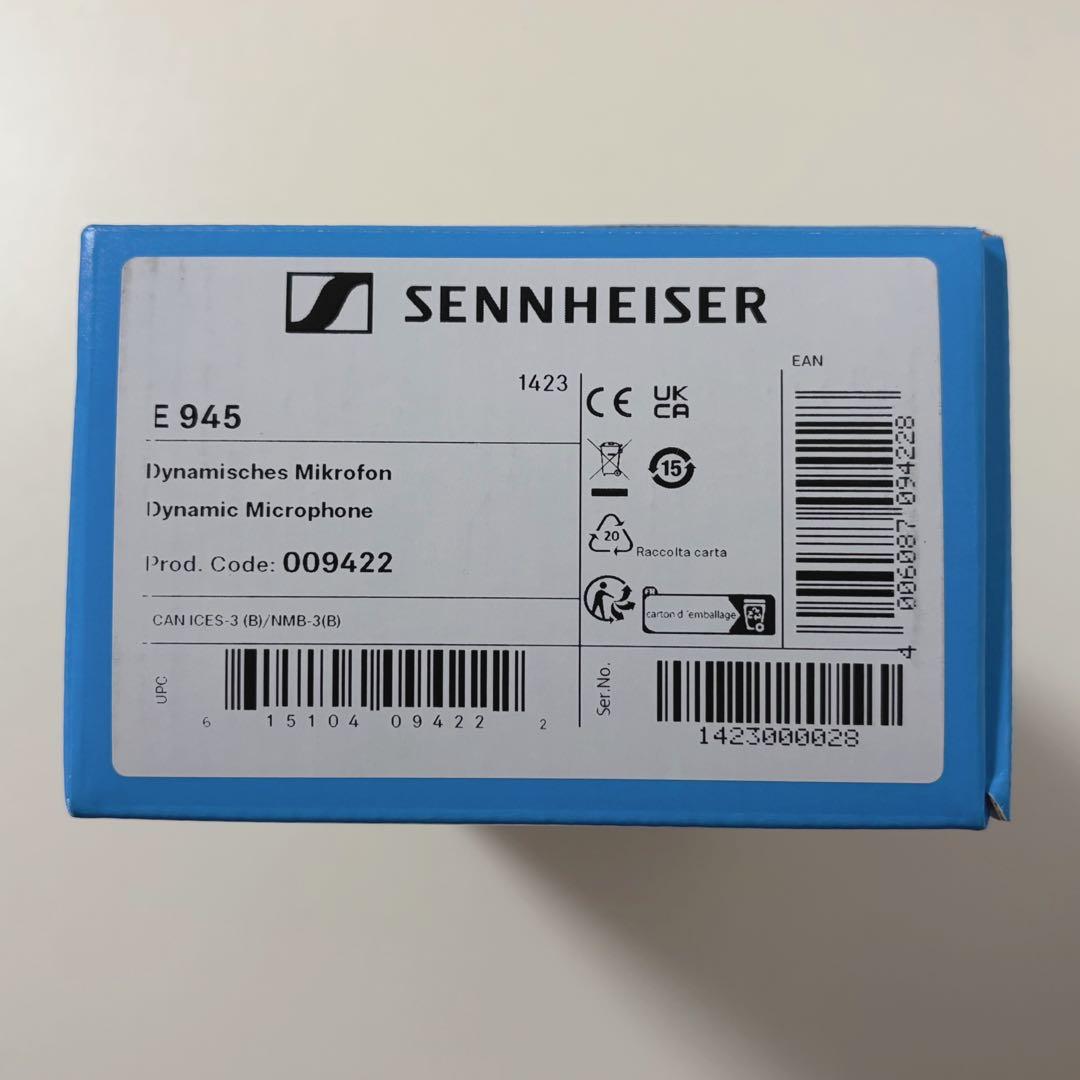 【美品】 ゼンハイザー SENNHEISER E945 ダイナミックマイク