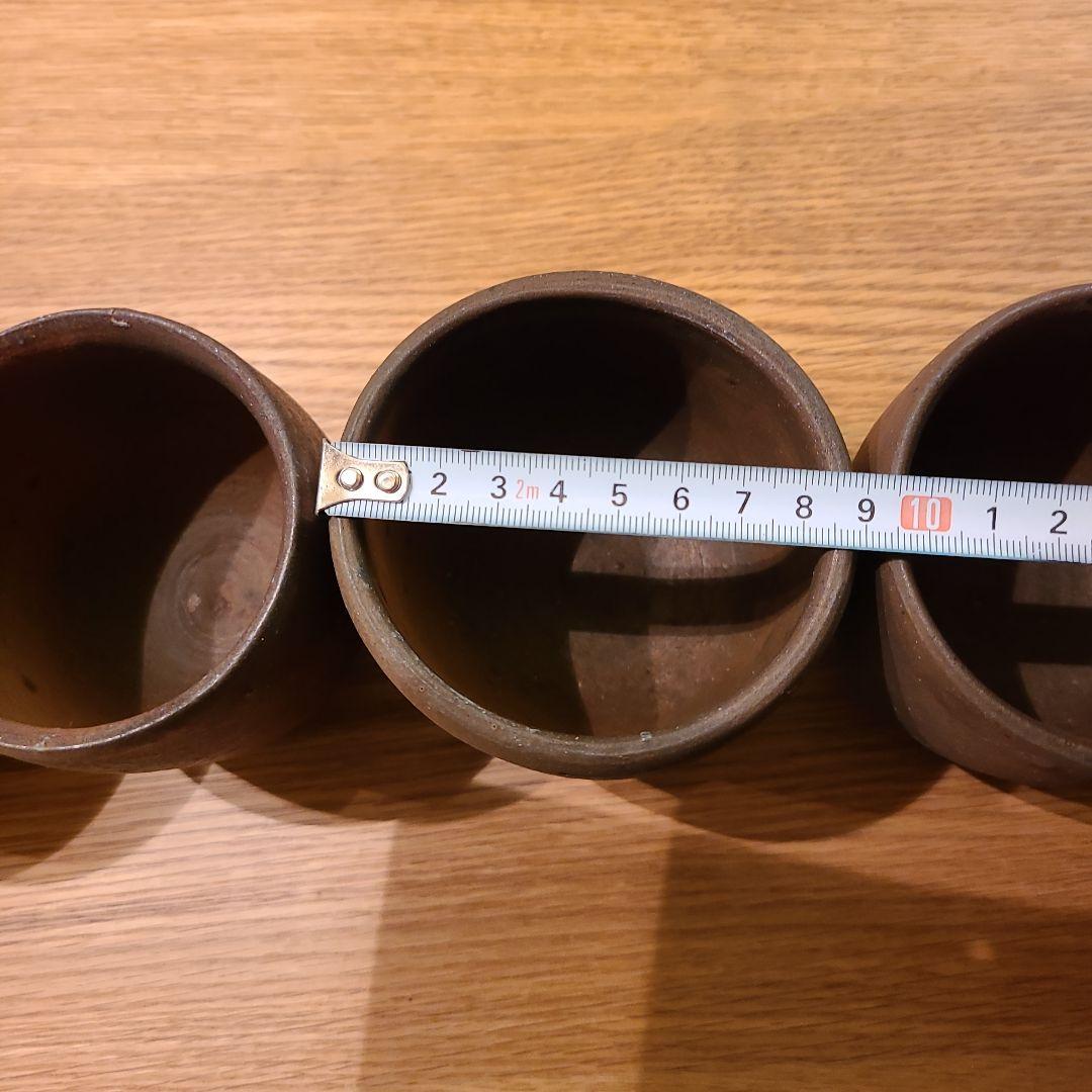 備前焼　湯のみ　5客