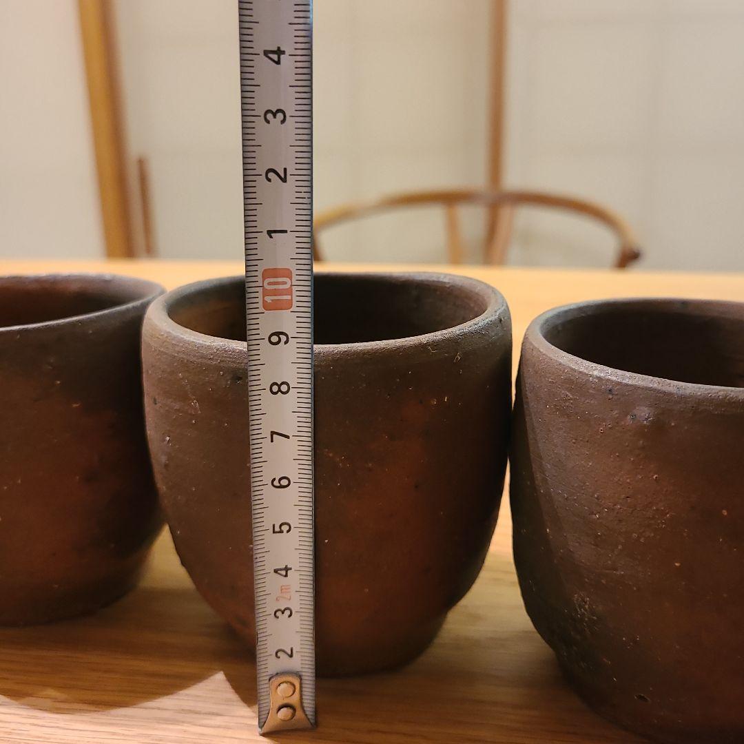 備前焼　湯のみ　5客