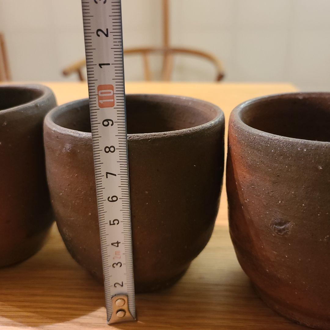 備前焼　湯のみ　5客