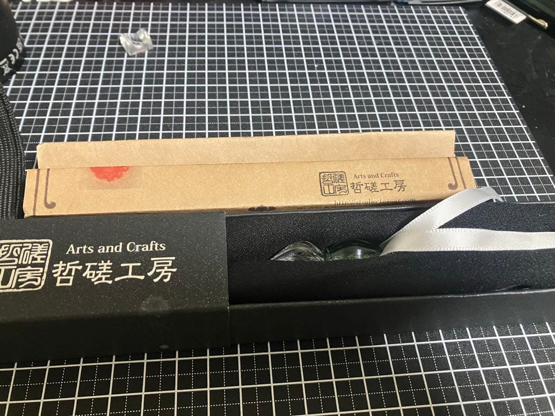 哲磋工房　ガラスペン　ぽちょペン　太字