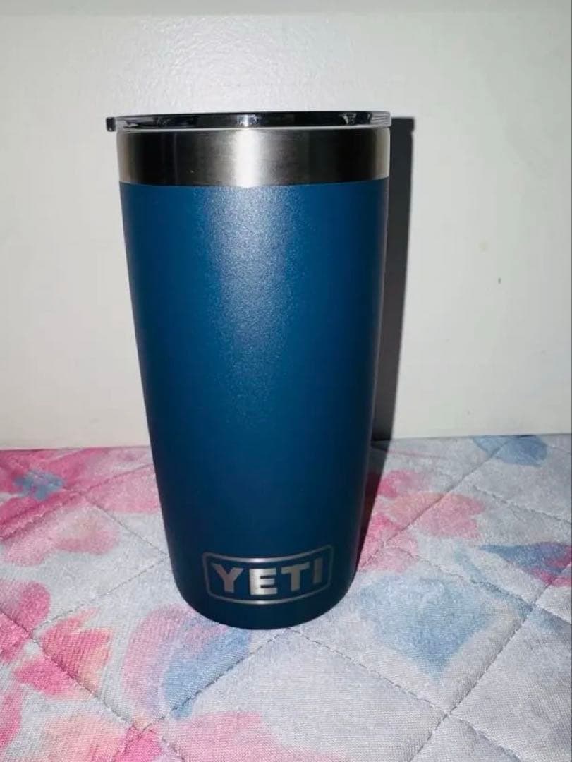 YETI 青 ステンレス マグカップ 約355ml