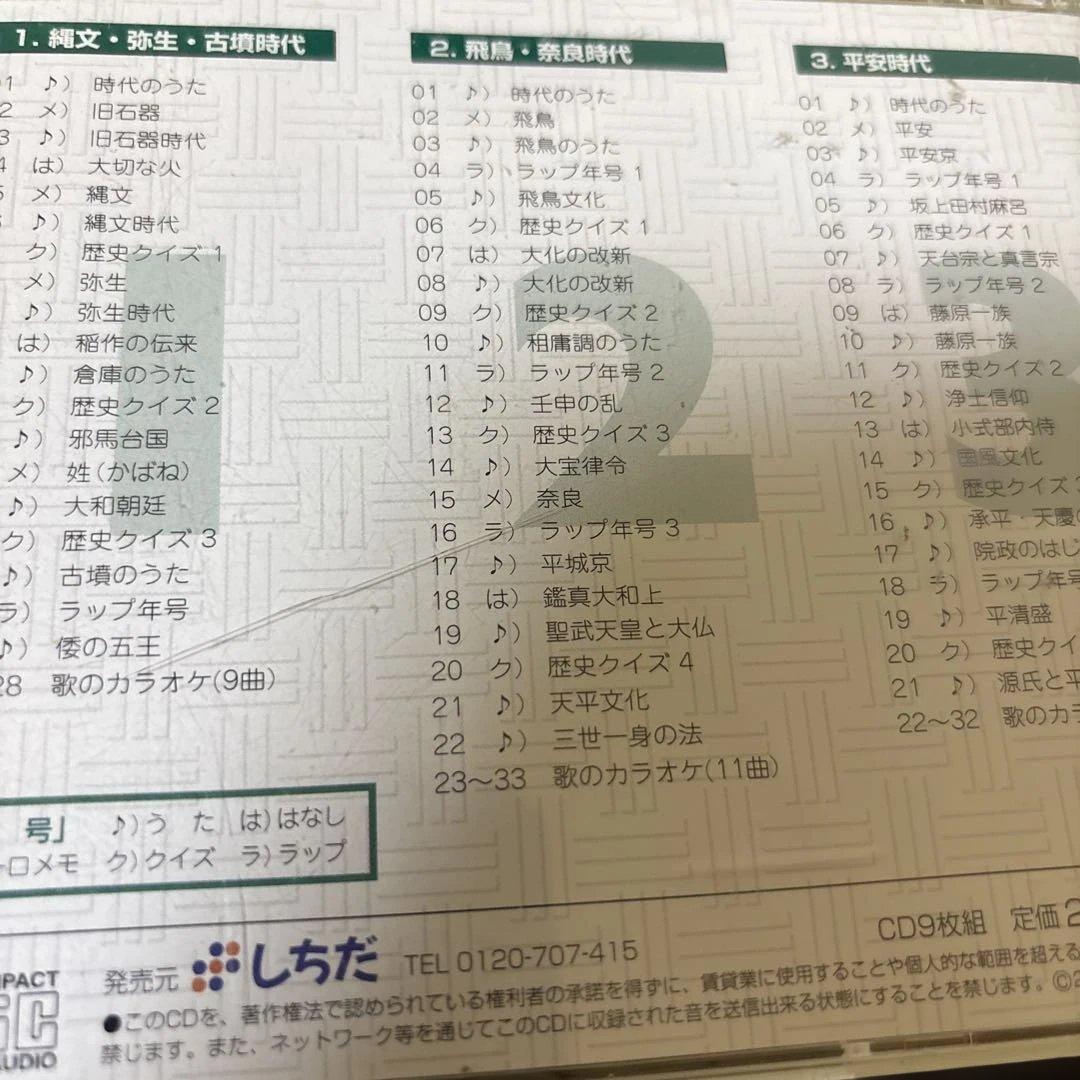 七田式（しちだ）教材　れきし探訪 日本史編 CD