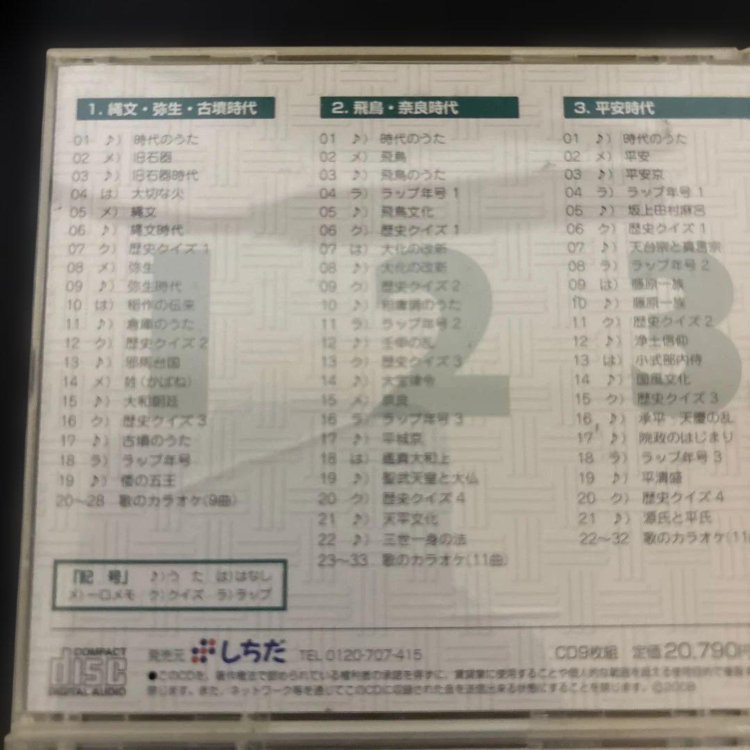 七田式（しちだ）教材　れきし探訪 日本史編 CD