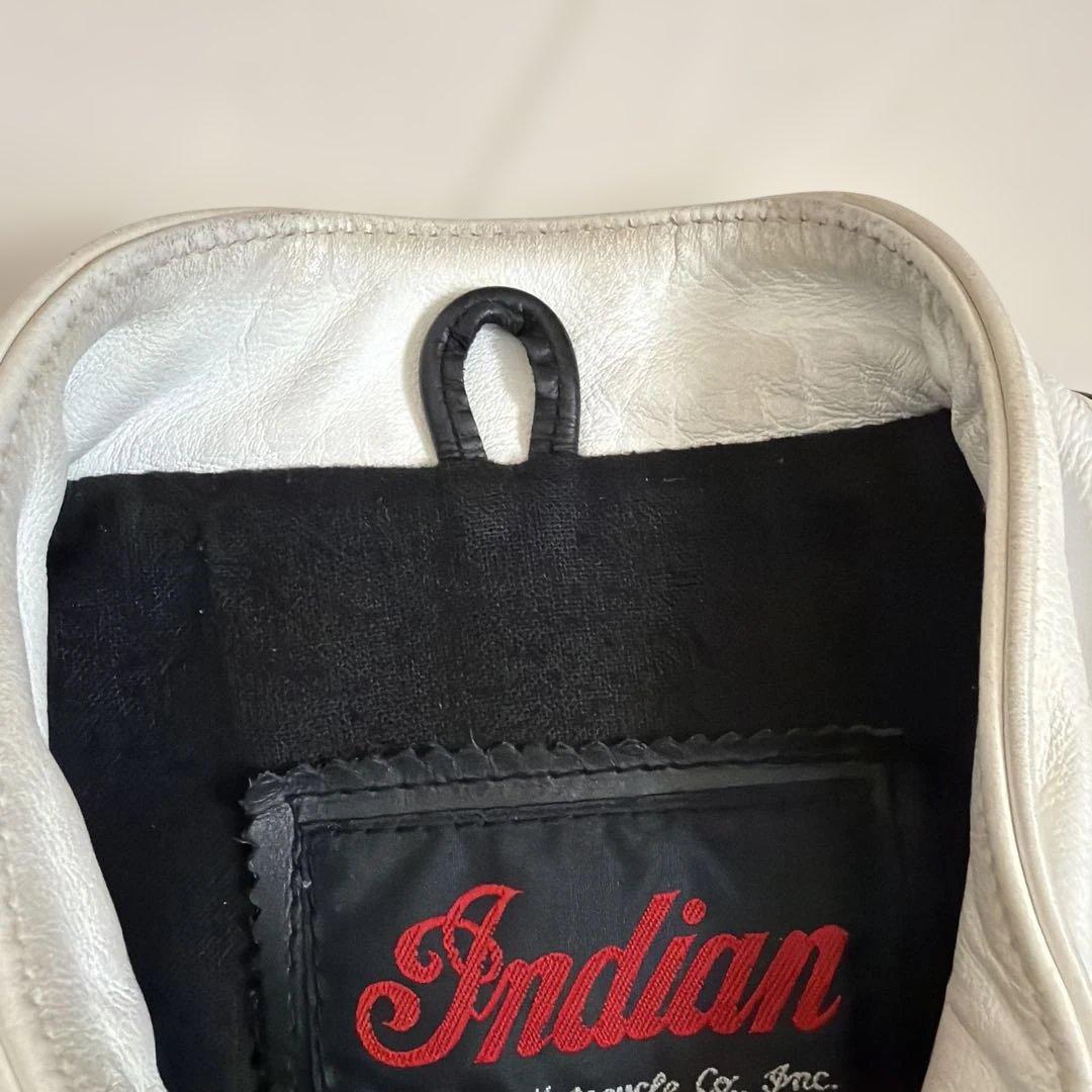 INDIAN インディアン ライダース レザージャケット 牛革 古着