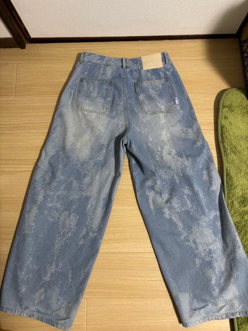 Eve harapeco DENIM PANTS - ブリーチ Lサイズ