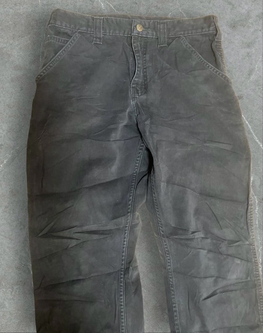 あ*様 carhartt ブラック　ツイル　ペインターパンツ　リラックスフィット