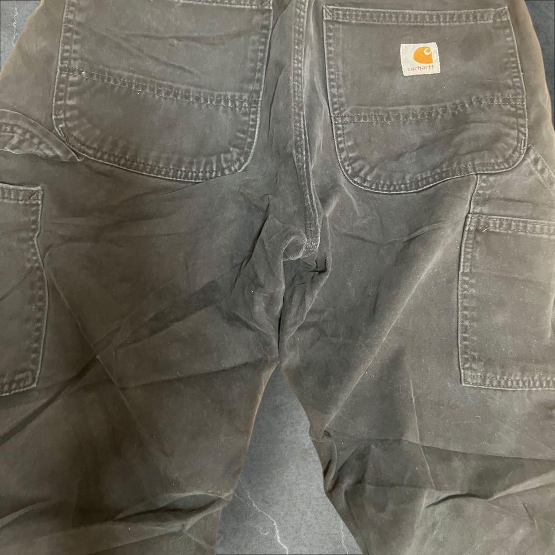 あ*様 carhartt ブラック　ツイル　ペインターパンツ　リラックスフィット
