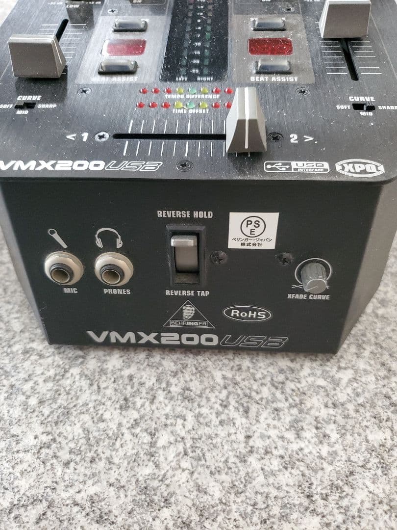 BEHRINGER VMX200USB DJミキサー 2ch