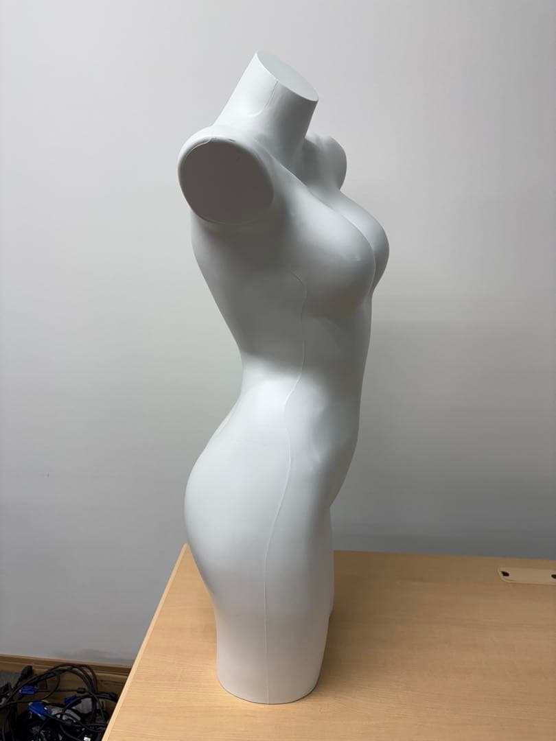 月光仮面【引き取り限定【美品】ホワイト女性用ボディマネキン トルソー