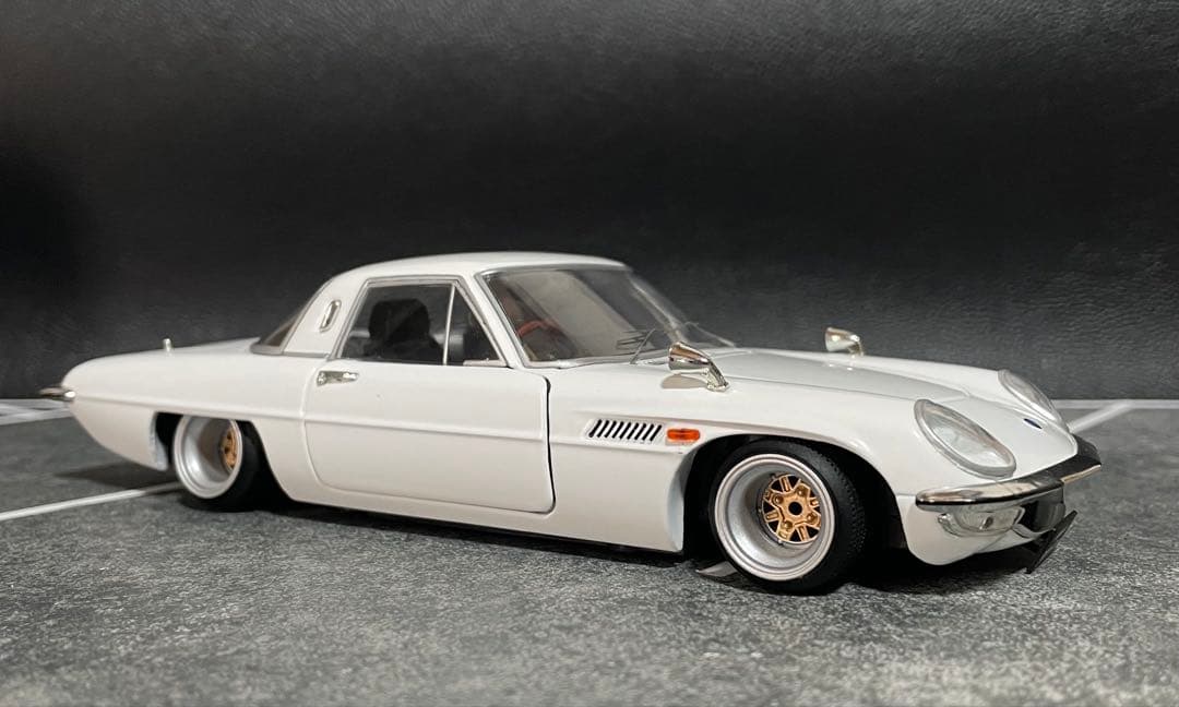1/24 アシェット 国産名車 MAZDA コスモ スポーツ改 旧車 カスタム