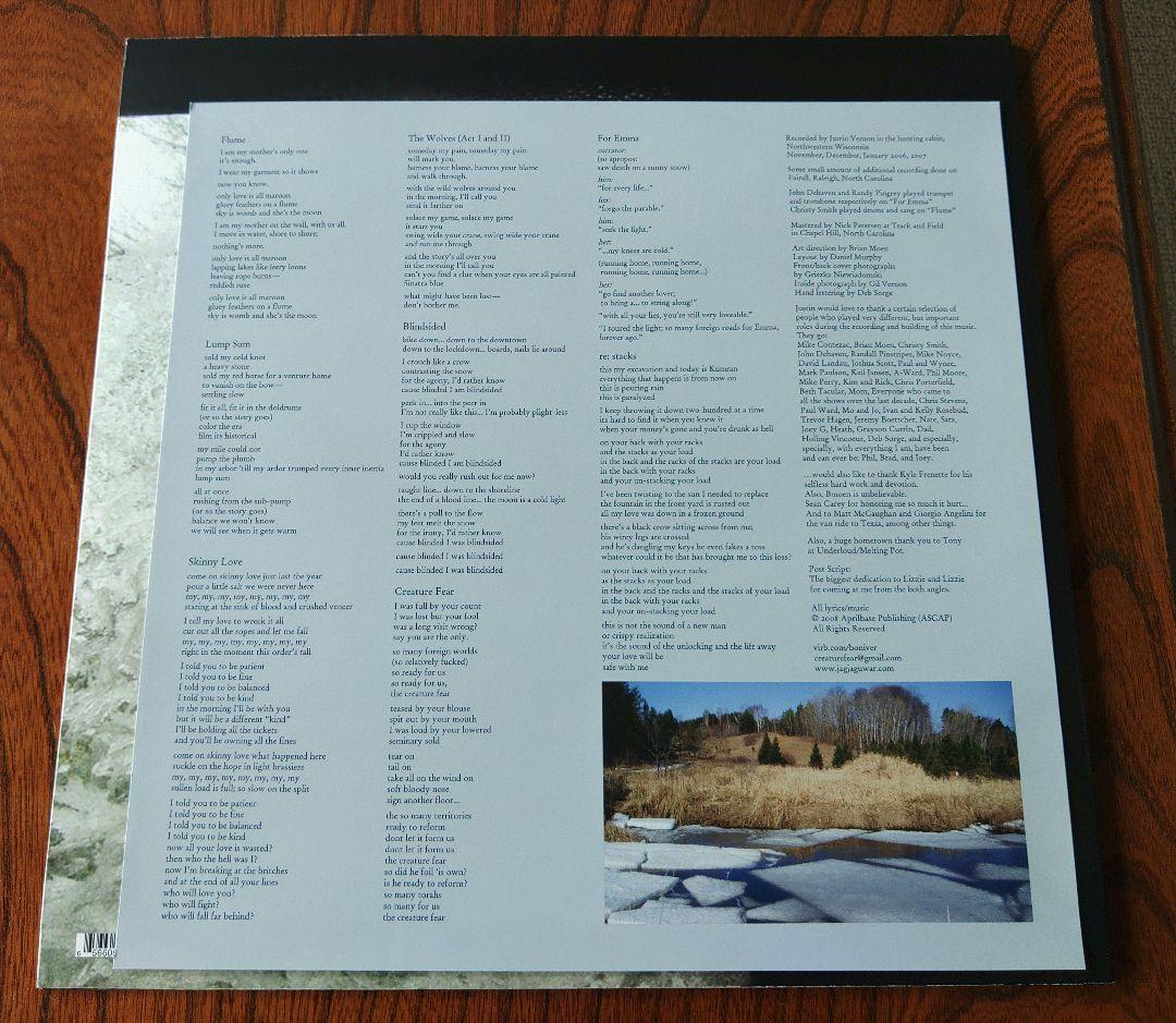 Bon Iver ボン・イヴェール LPレコード