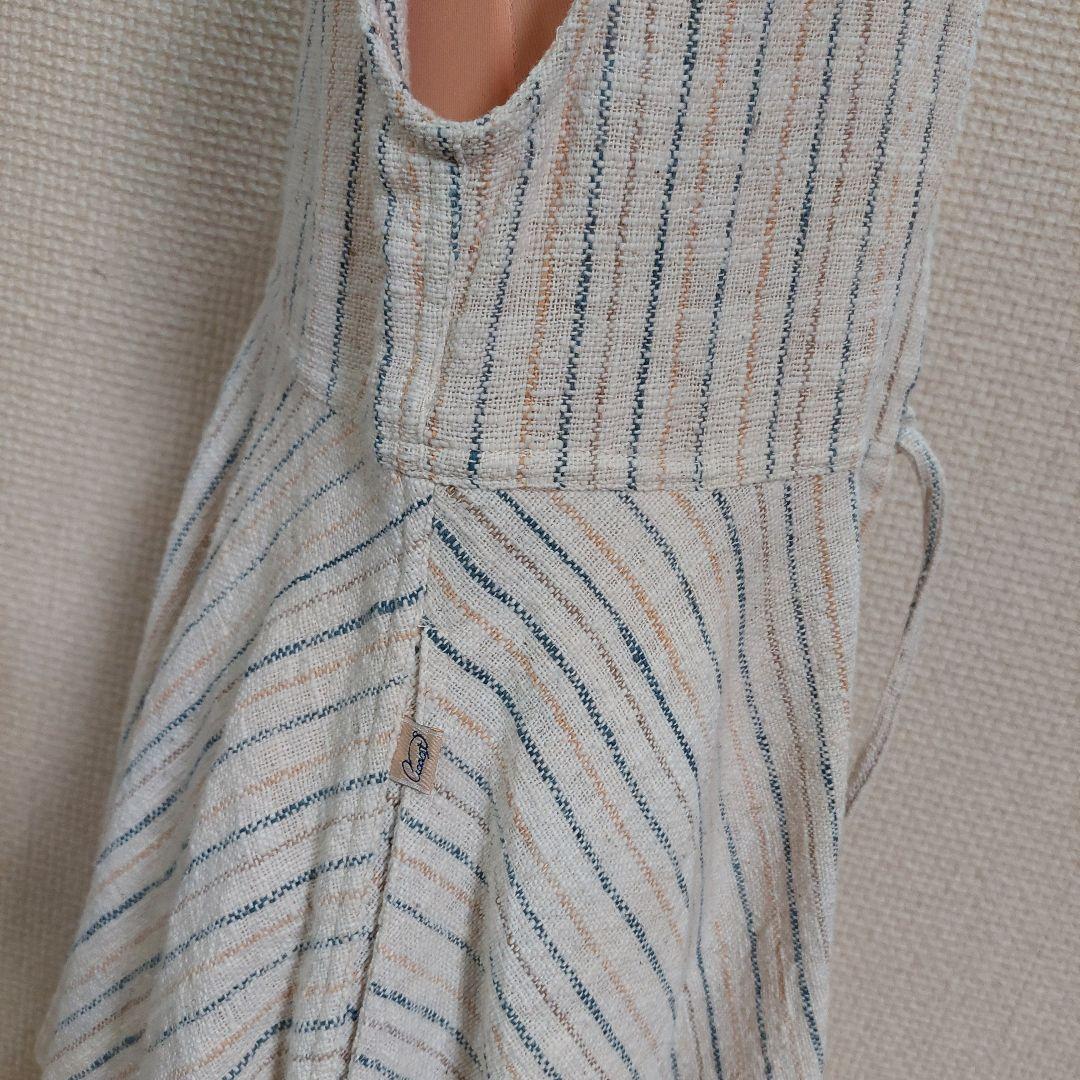 うさとの服 ベスト 前開き 変形 ジレ アシメントリー