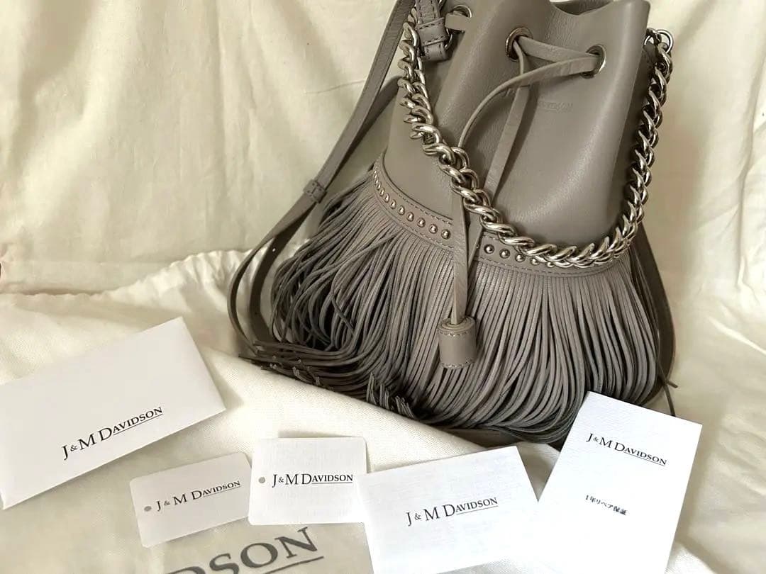 値下げ！J&M Davidson フリンジ カーニバル M スタッズ ショルダー