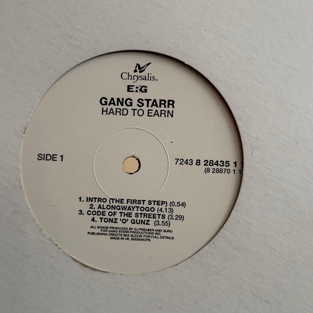 GANG STARR Hard to Earn2枚組LPレコード