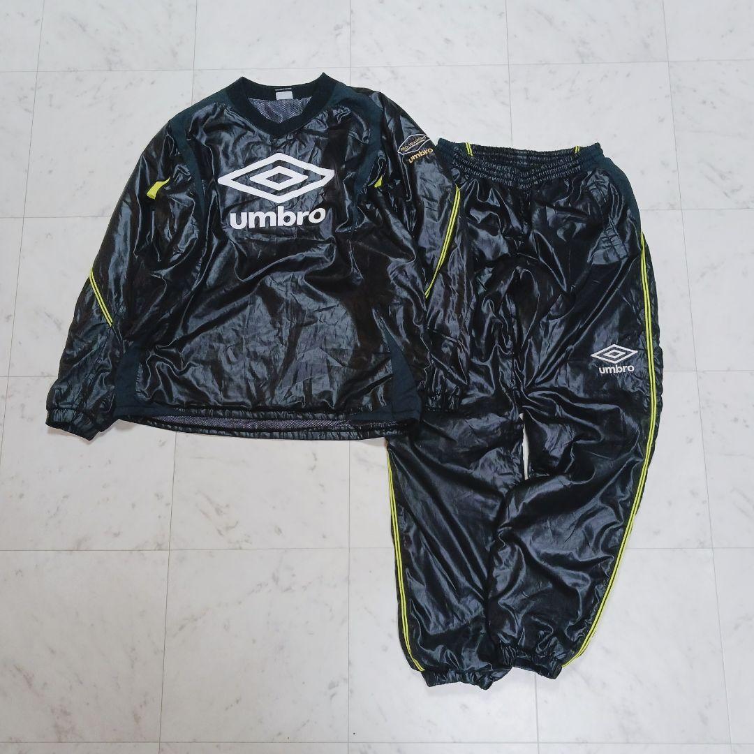 アンブロ　umbro ピステ　上下　セットアップ　ビッグロゴ　黒　M