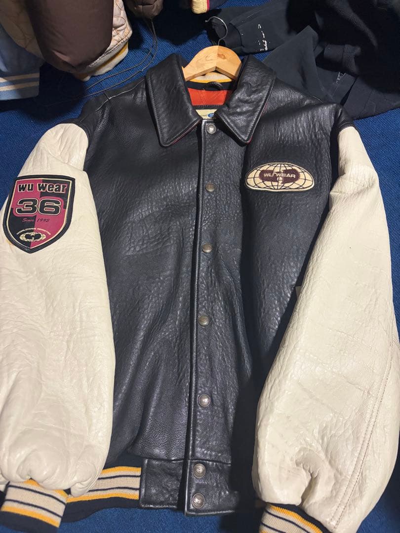 wu-wearレザージャケット　激レア　fubu rocawear enyce