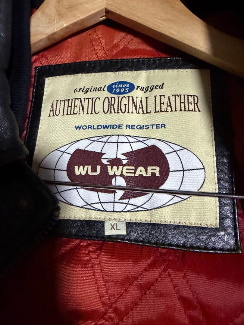 wu-wearレザージャケット　激レア　fubu rocawear enyce