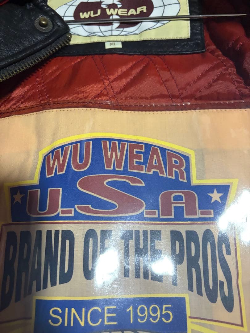 wu-wearレザージャケット　激レア　fubu rocawear enyce