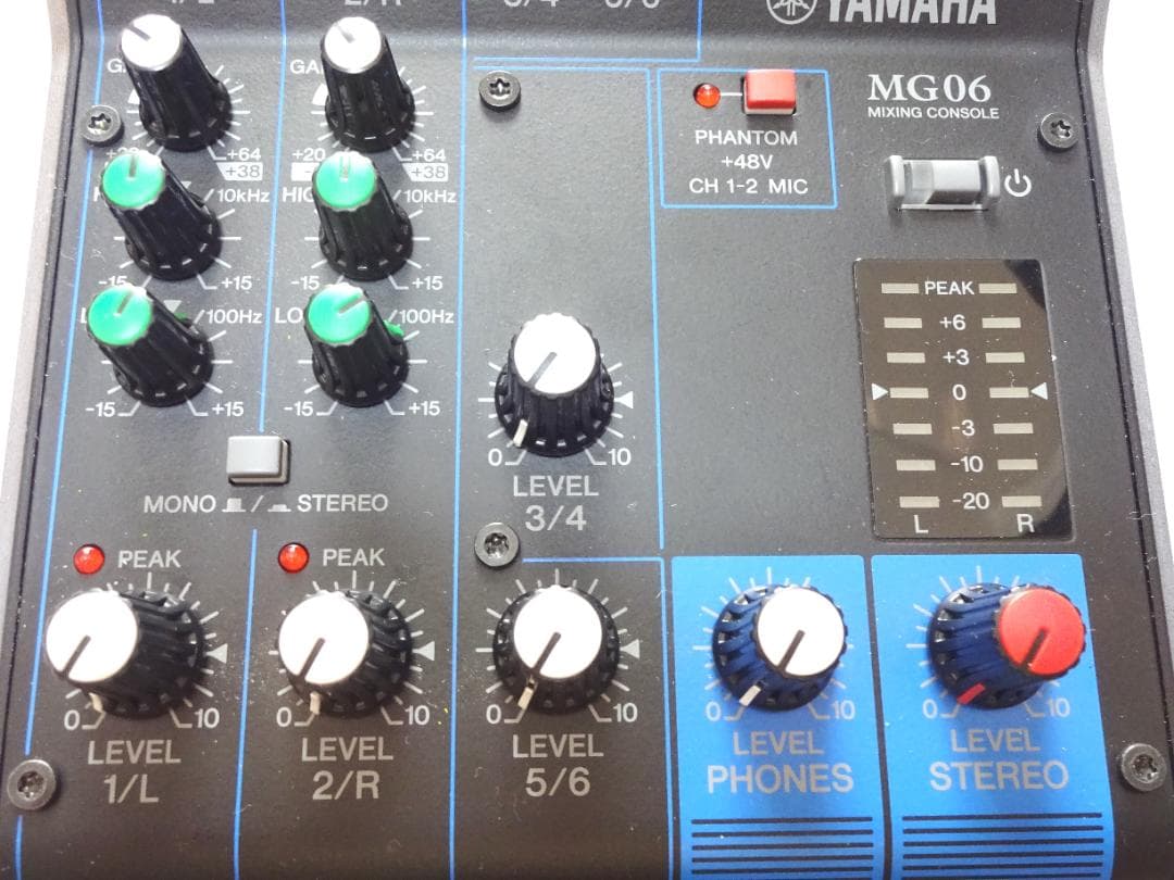 YAMAHA ヤマハ アナログミキサーMG06