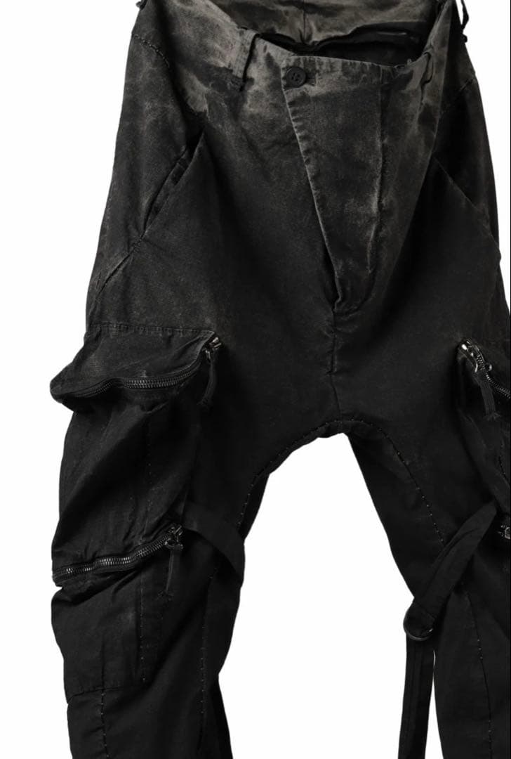 masnada BONDAGE ZIP CARGO TROUSER/ユリウス