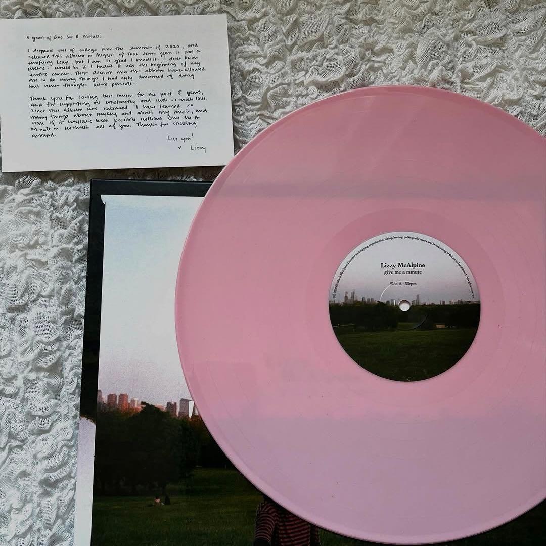 Lizzy McAlpine pink vinyl レコード