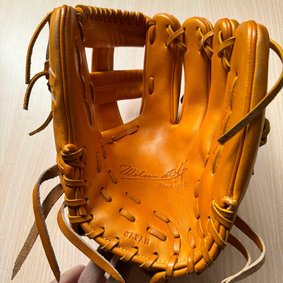 ※訳あり【新品未使用】Wilson Staff硬式グローブ 内野手用