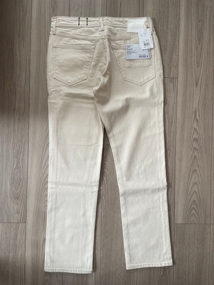 【未使用品】YANUK スリムストレートMICHEL II 生成デニム 32