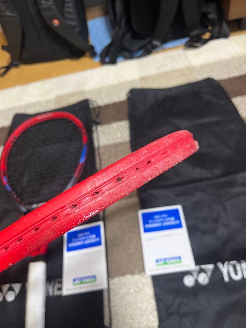 カスタムフィット！！YONEX 旧VCORE 98 テニスラケット２本セットG2