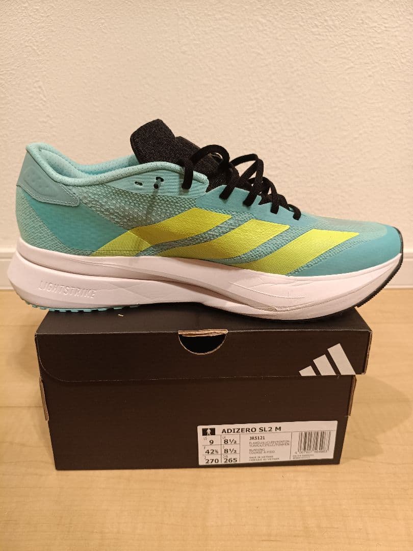 adidas ADIZERO SL2 M 27.0cm 美品