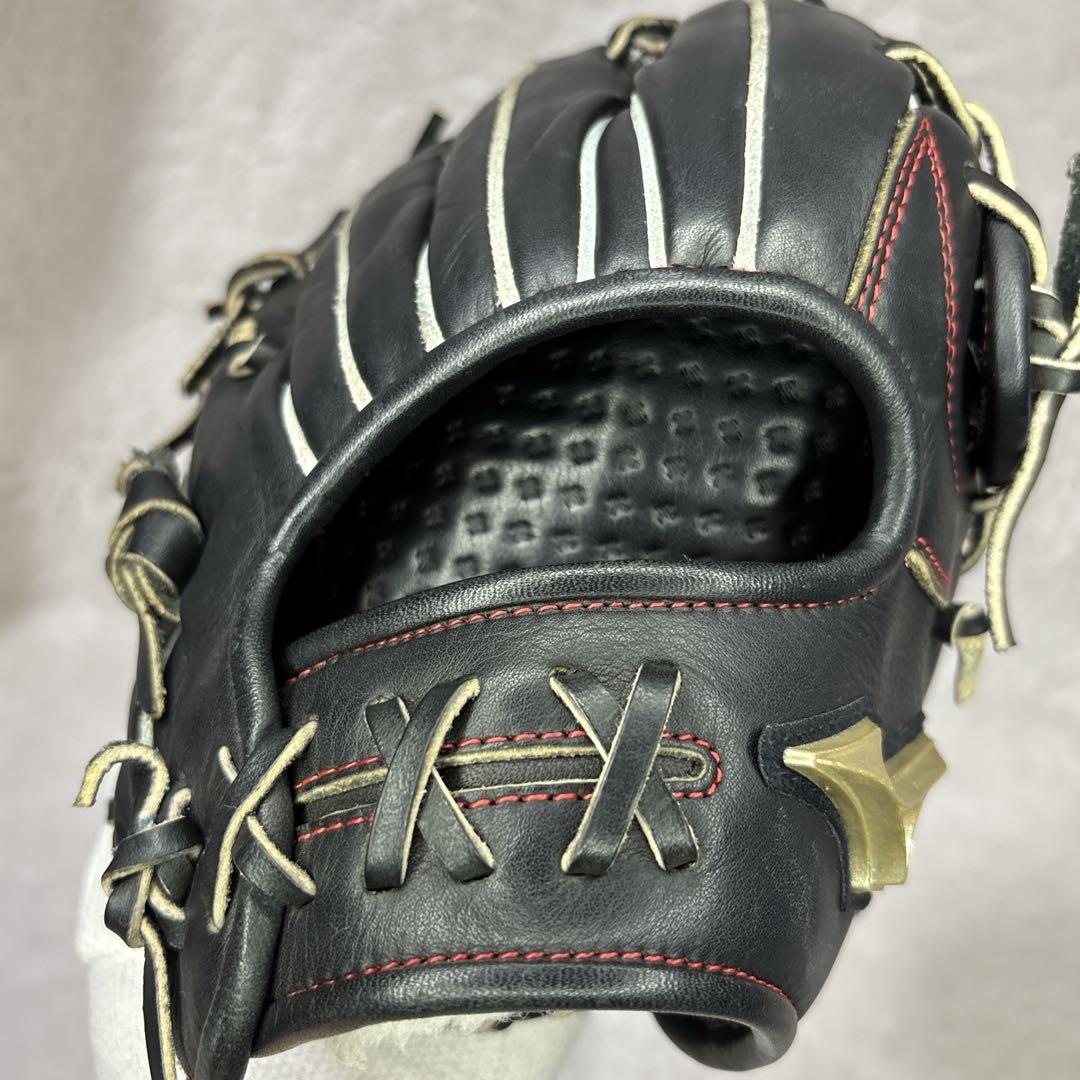 美品　MIZUNO ミズノ　軟式グローブ　グローバルエリート　一般　外野手用　黒